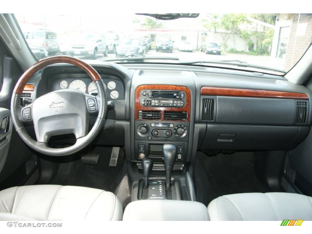 2003 Grand Cherokee Overland 4x4 - Graphite Metallic / Dark Slate Gray/Light Slate Gray photo #14