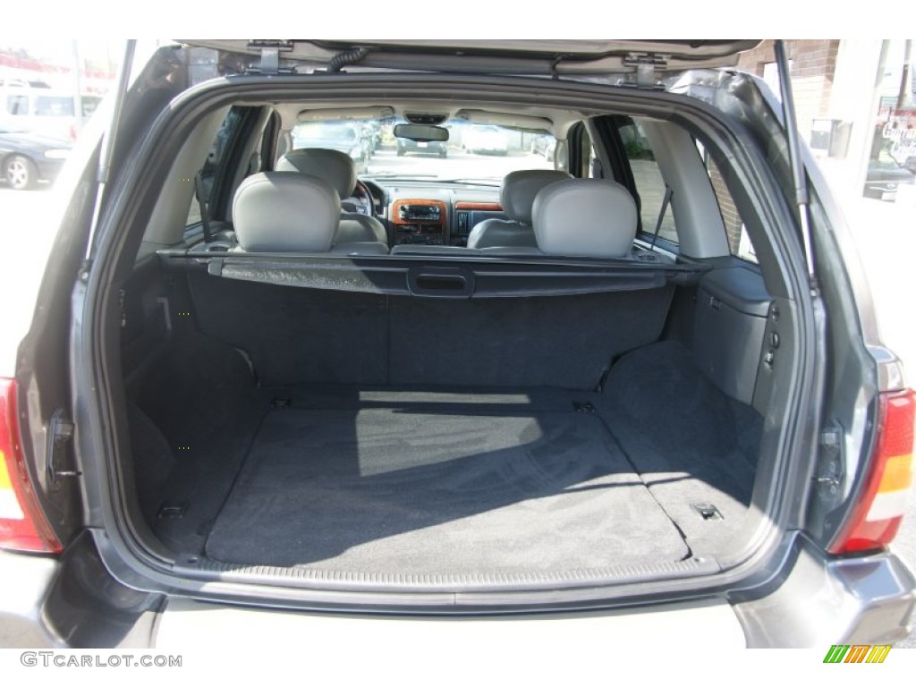 2003 Grand Cherokee Overland 4x4 - Graphite Metallic / Dark Slate Gray/Light Slate Gray photo #20