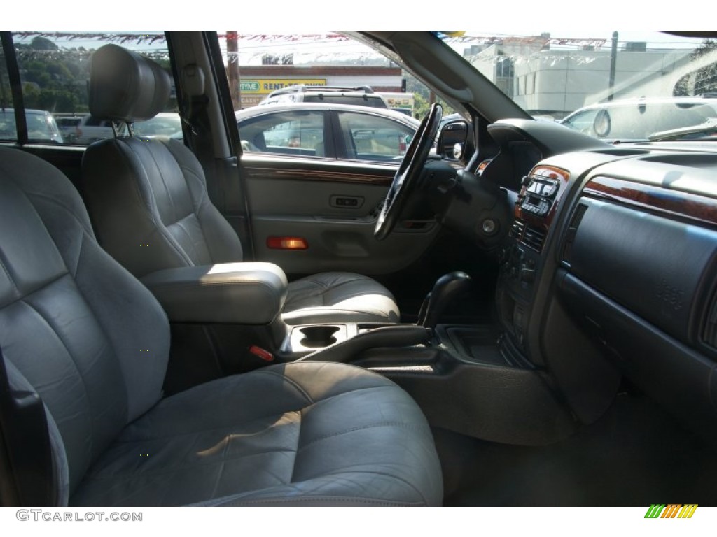 2003 Grand Cherokee Overland 4x4 - Graphite Metallic / Dark Slate Gray/Light Slate Gray photo #23