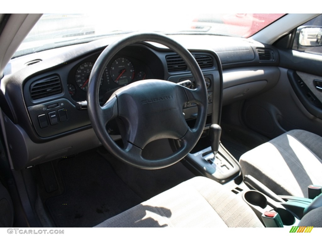 2002 Legacy L Wagon - Wintergreen Metallic / Beige photo #5