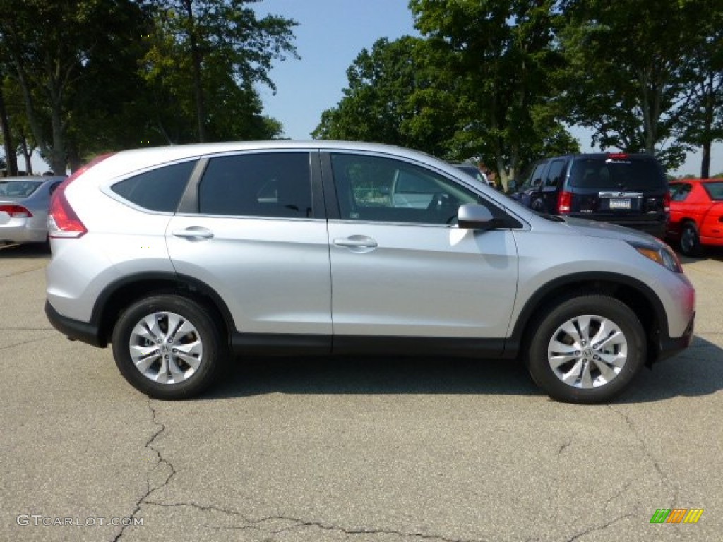 2012 CR-V EX 4WD - Alabaster Silver Metallic / Black photo #5