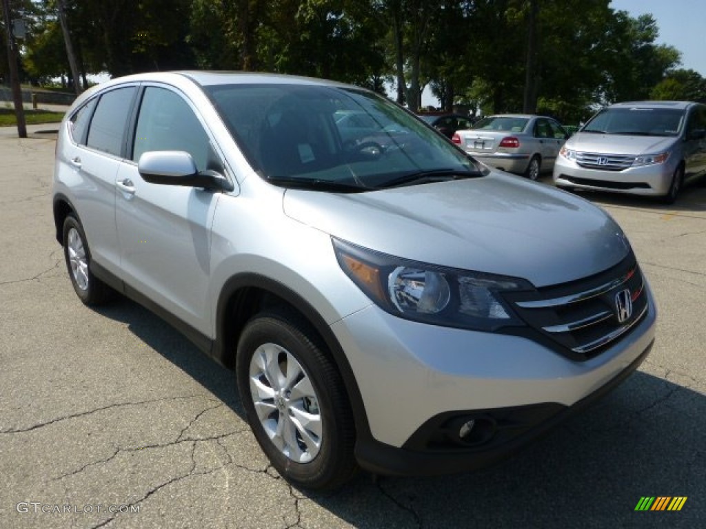 2012 CR-V EX 4WD - Alabaster Silver Metallic / Black photo #6