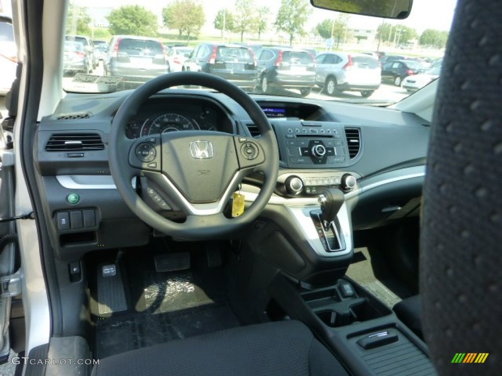 2012 CR-V EX 4WD - Alabaster Silver Metallic / Black photo #12