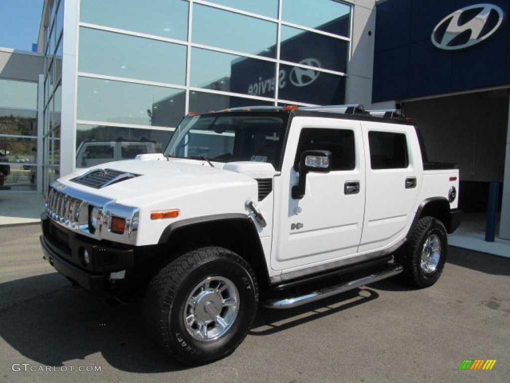 White Hummer H2