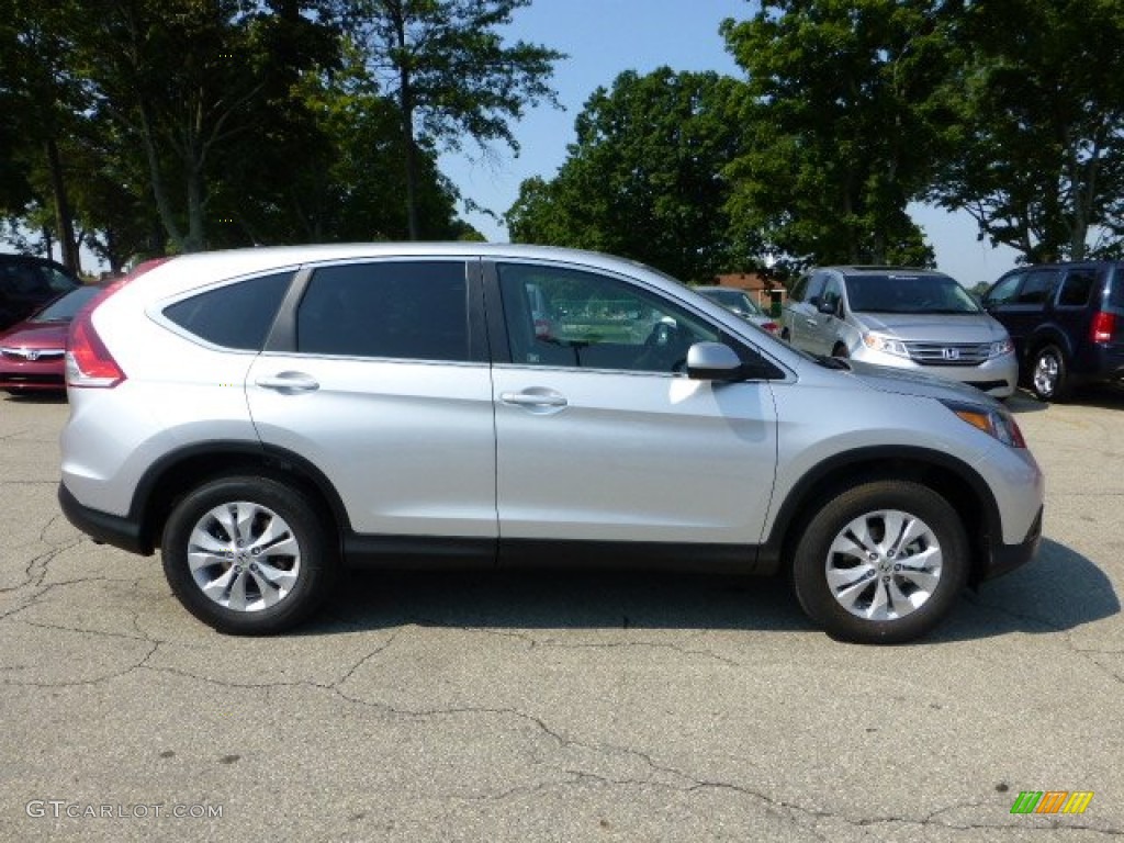 2012 CR-V EX 4WD - Alabaster Silver Metallic / Black photo #5