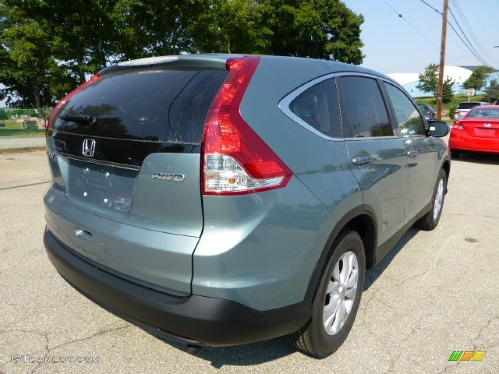 2012 CR-V EX 4WD - Opal Sage Metallic / Black photo #4