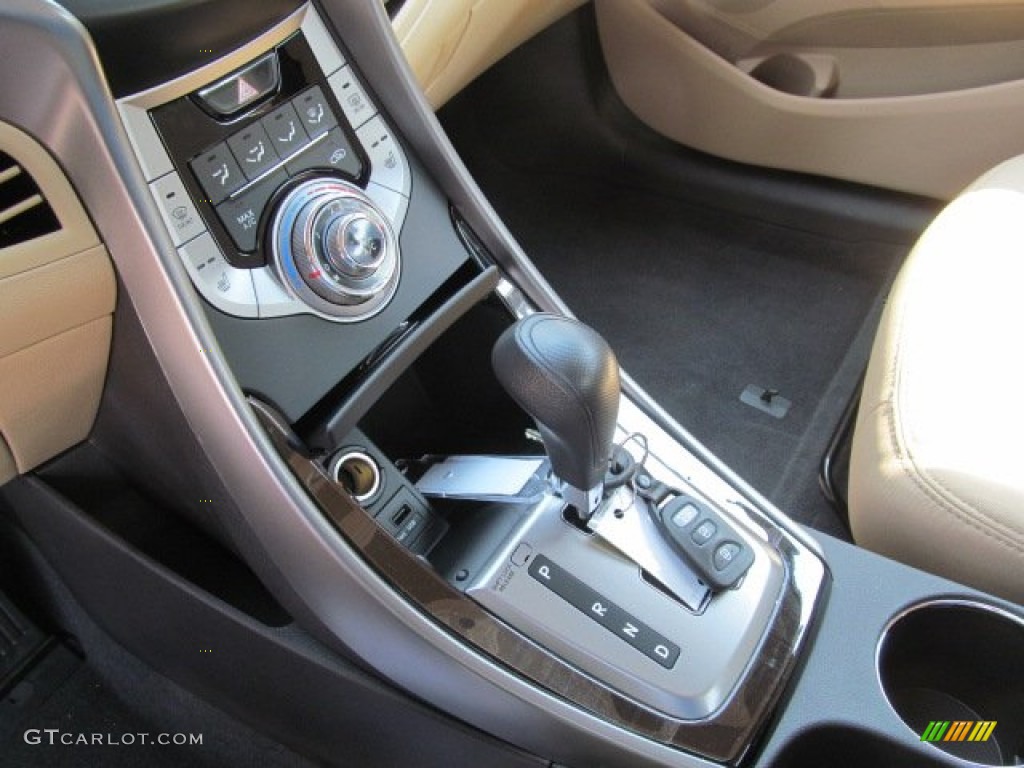 2013 Elantra GLS - Shimmering White / Beige photo #9