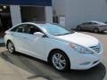 2013 Shimmering White Hyundai Sonata Limited  photo #3