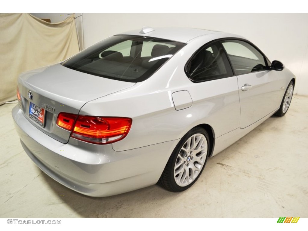 2009 3 Series 328i Coupe - Titanium Silver Metallic / Black photo #5
