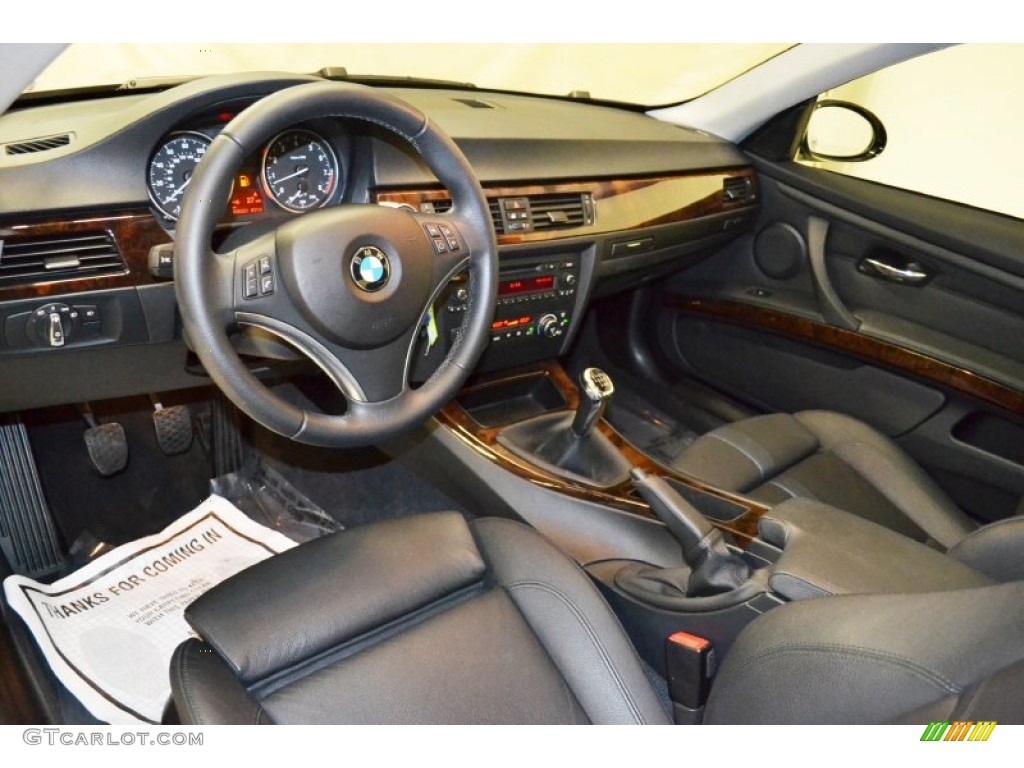 Black Interior 2009 BMW 3 Series 328i Coupe Photo #70246444