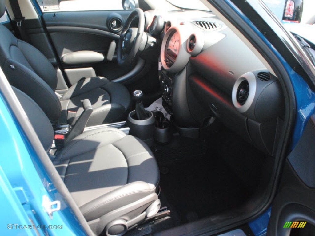 2012 Cooper S Countryman - Surf Blue / Carbon Black photo #5