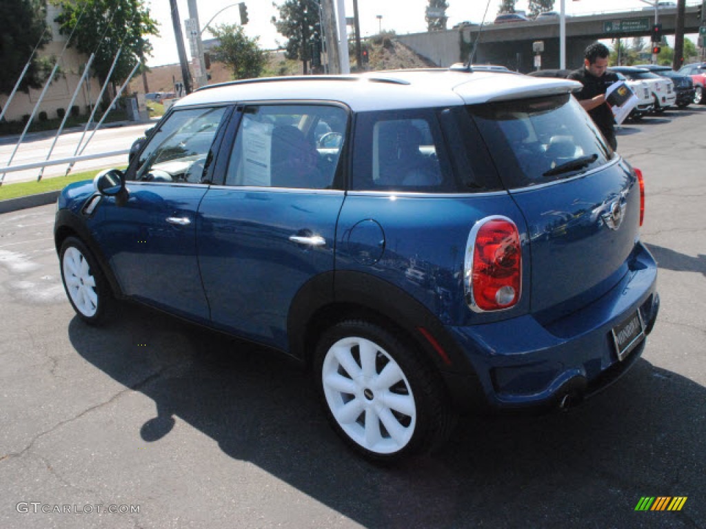 2012 Cooper S Countryman - Surf Blue / Carbon Black photo #12