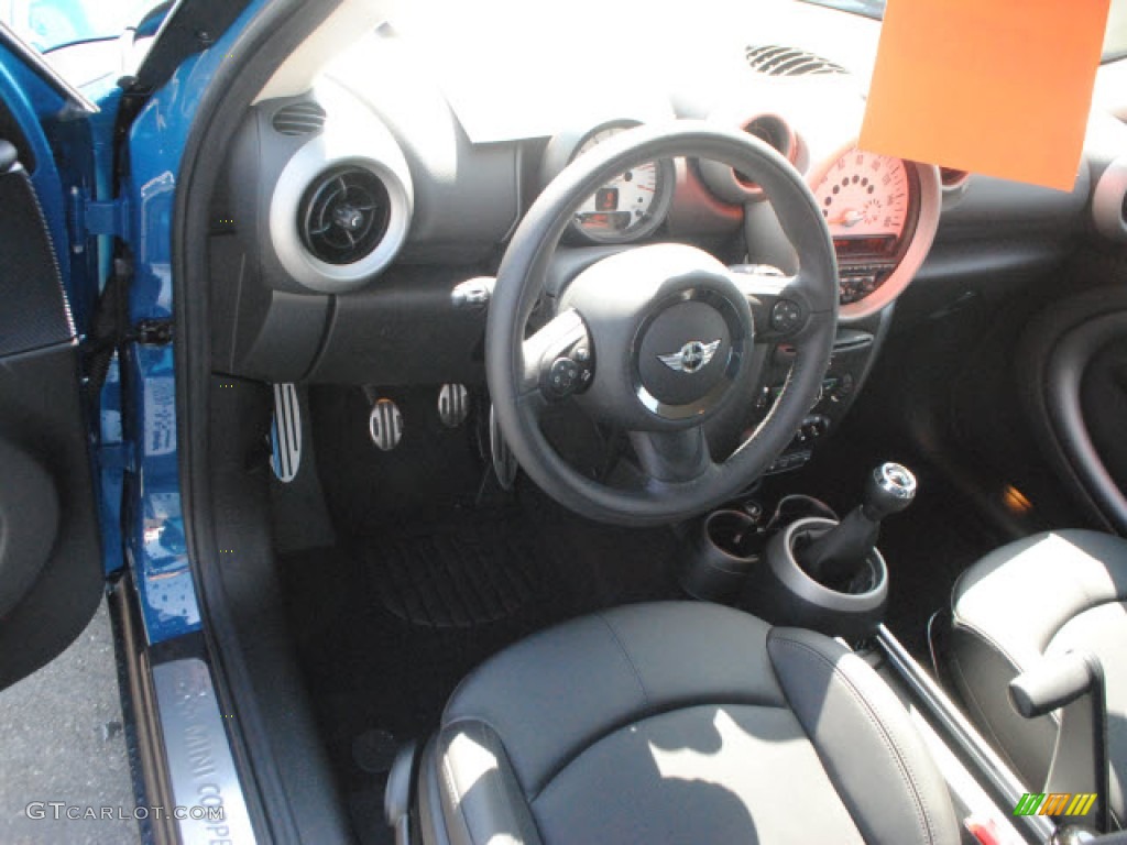 2012 Cooper S Countryman - Surf Blue / Carbon Black photo #17