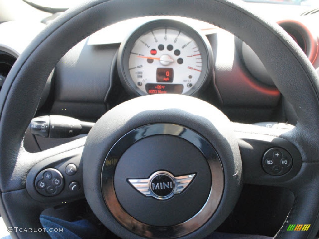 2012 Cooper S Countryman - Surf Blue / Carbon Black photo #21