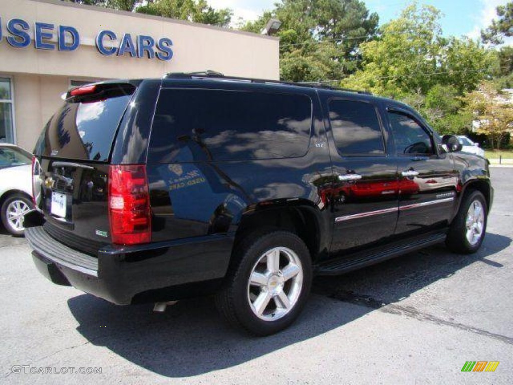 2010 Suburban LTZ - Black Granite Metallic / Ebony photo #4