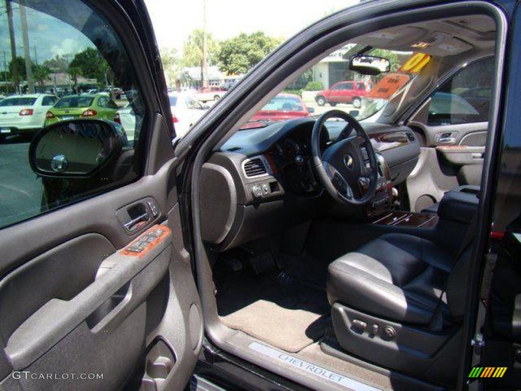 2010 Suburban LTZ - Black Granite Metallic / Ebony photo #11