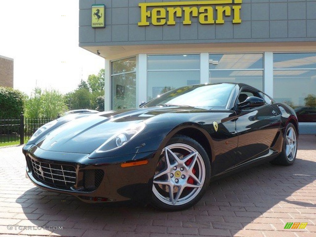 Black 2007 Ferrari 599 GTB Fiorano F1 Exterior Photo #70247442