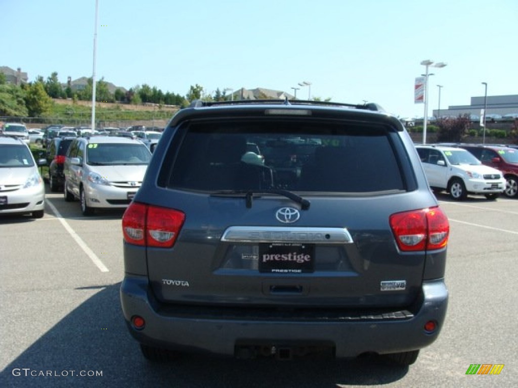 2010 Sequoia Platinum 4WD - Slate Gray Metallic / Graphite photo #5