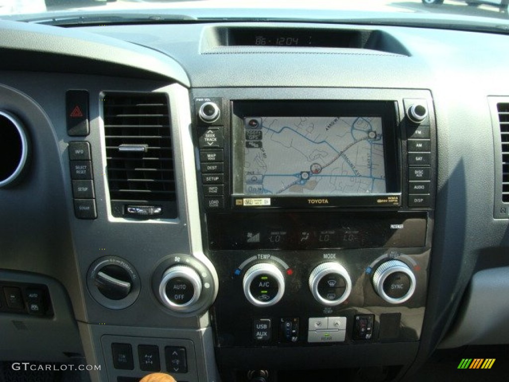 2010 Sequoia Platinum 4WD - Slate Gray Metallic / Graphite photo #11