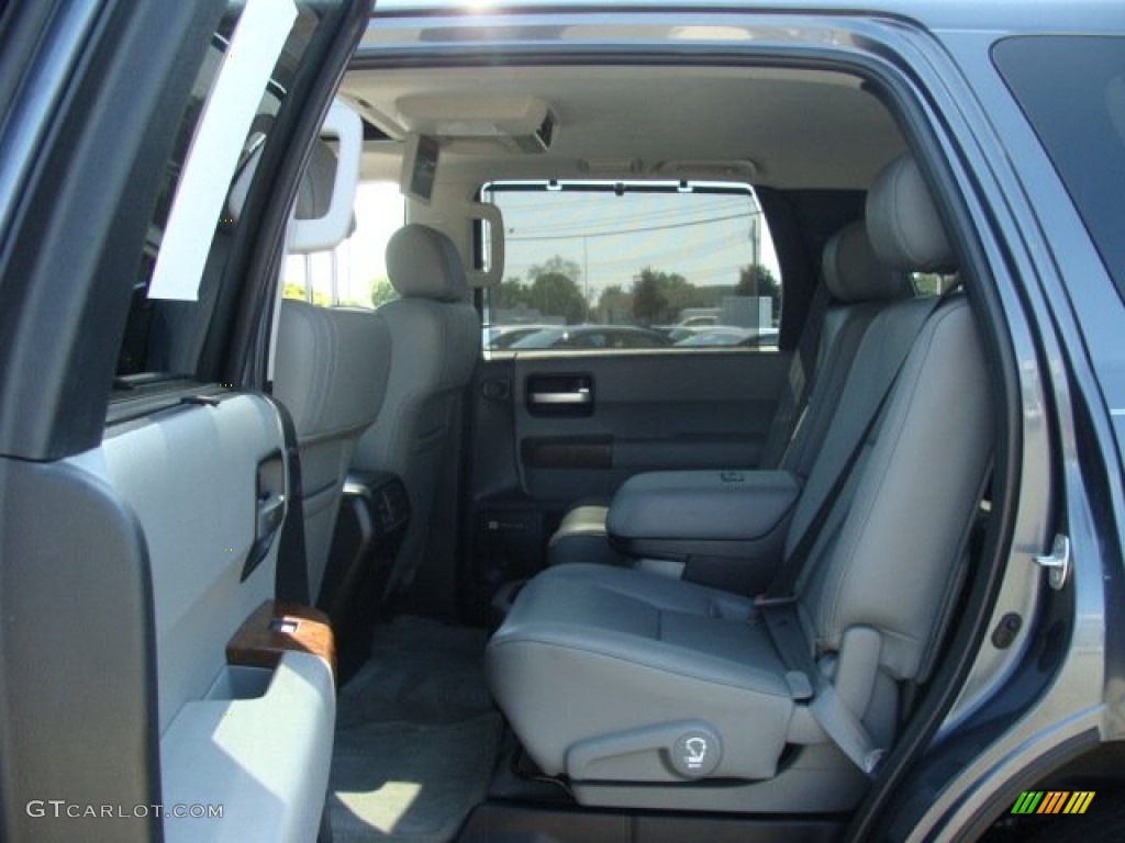 2010 Sequoia Platinum 4WD - Slate Gray Metallic / Graphite photo #13