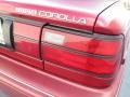 1991 Medium Red Pearl Metallic Toyota Corolla LE Sedan  photo #15