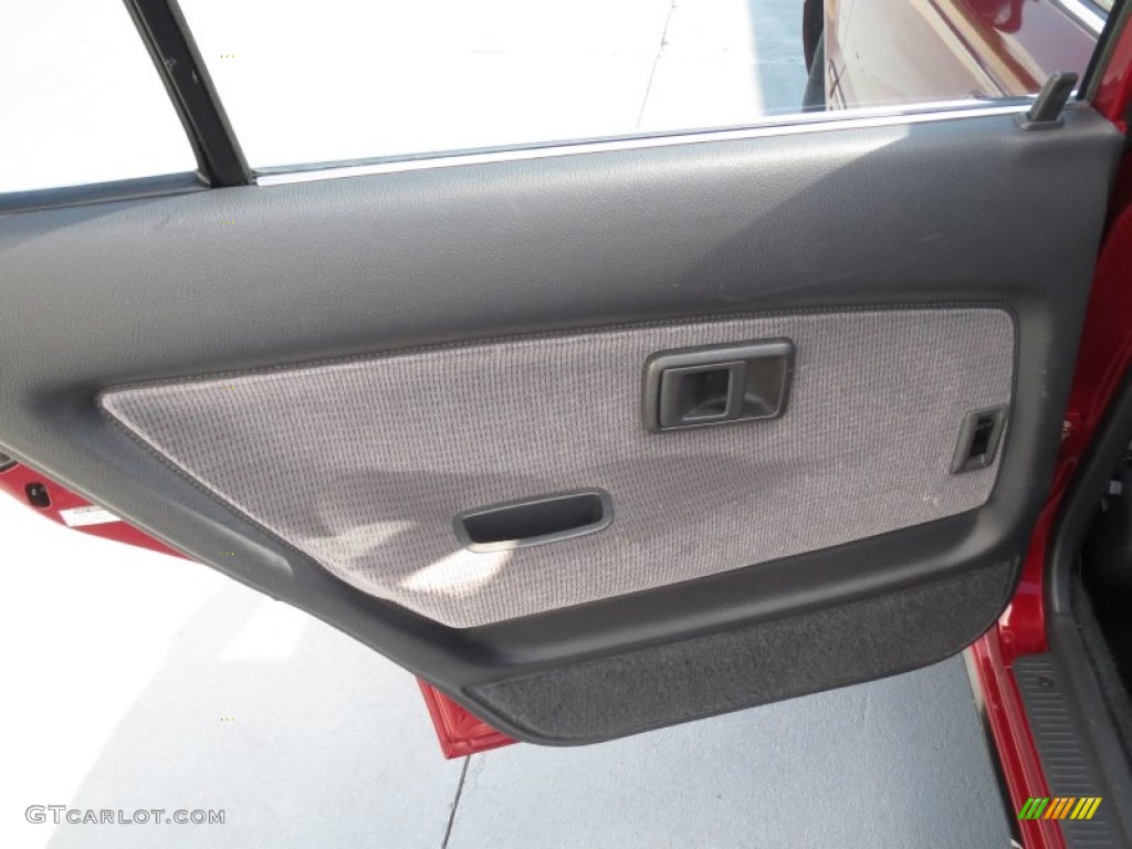 1991 Toyota Corolla LE Sedan Gray Door Panel Photo #70249498