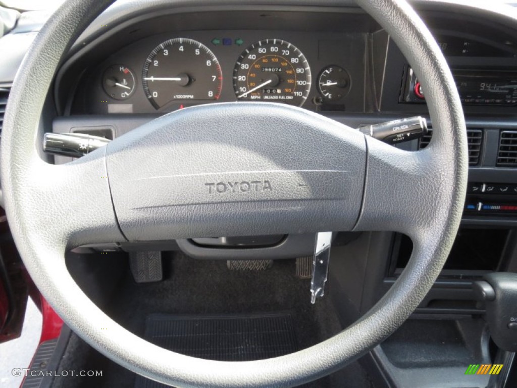 1991 Toyota Corolla LE Sedan Gray Steering Wheel Photo #70249558