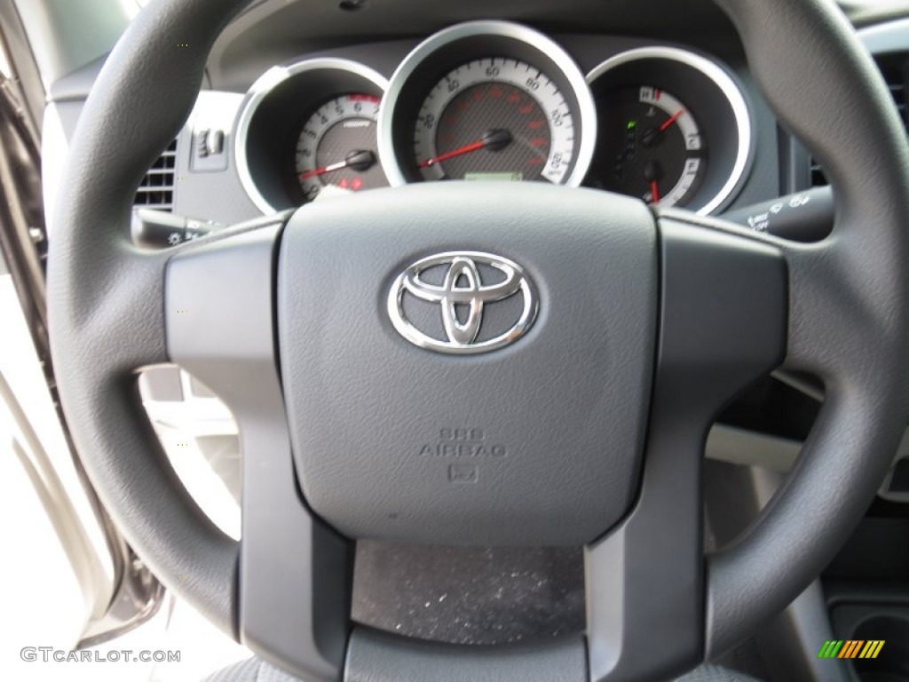 2013 Toyota Tacoma Access Cab Graphite Steering Wheel Photo #70251748