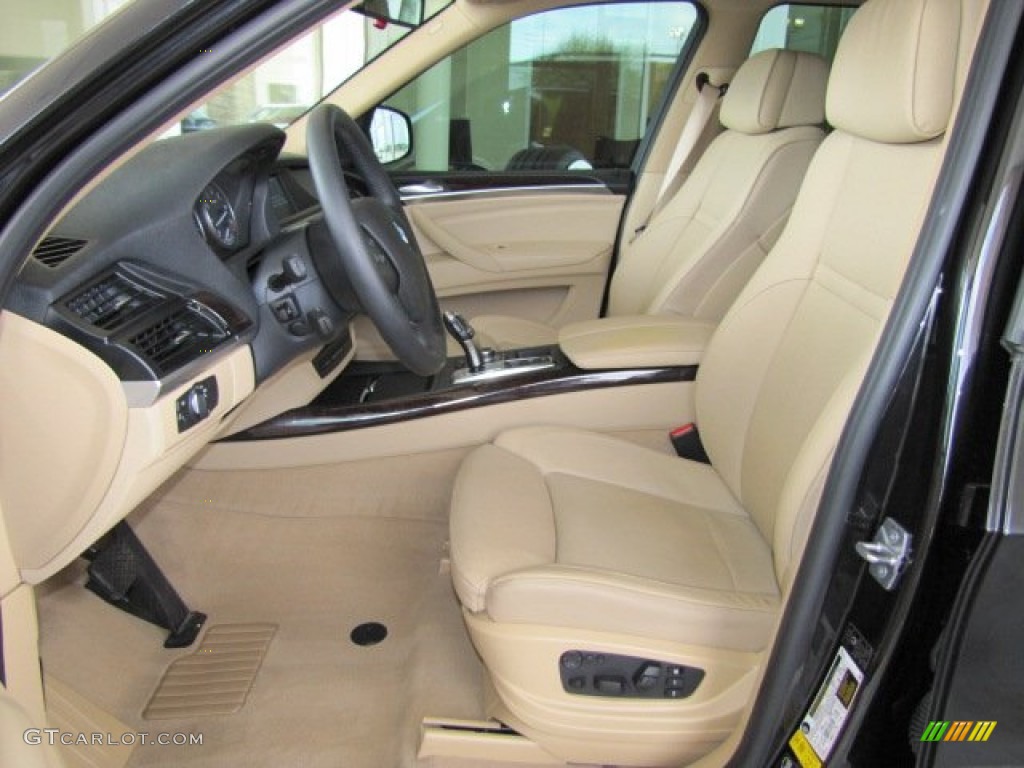 Sand Beige Interior 2011 BMW X5 xDrive 35i Photo #70252111