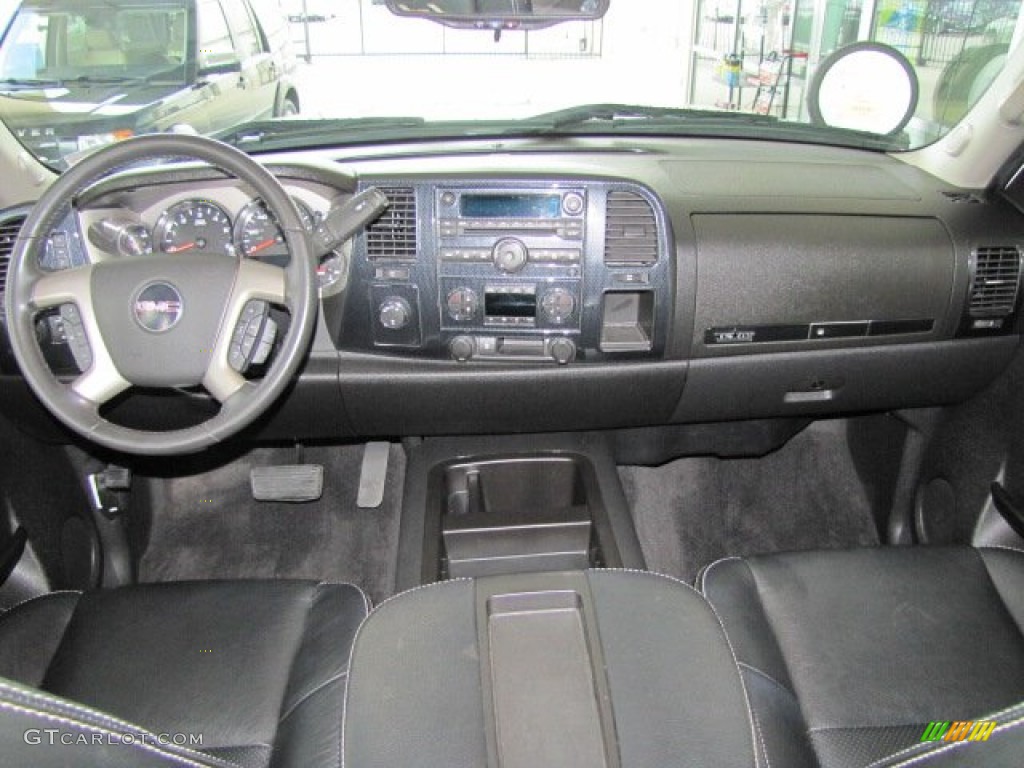 2011 GMC Sierra 1500 SLE Crew Cab 4x4 Ebony Dashboard Photo #70252444