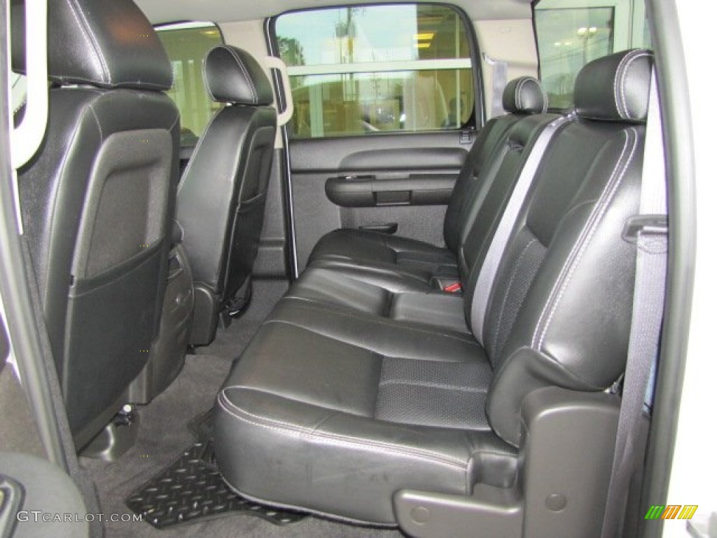 2011 GMC Sierra 1500 SLE Crew Cab 4x4 Rear Seat Photo #70252450