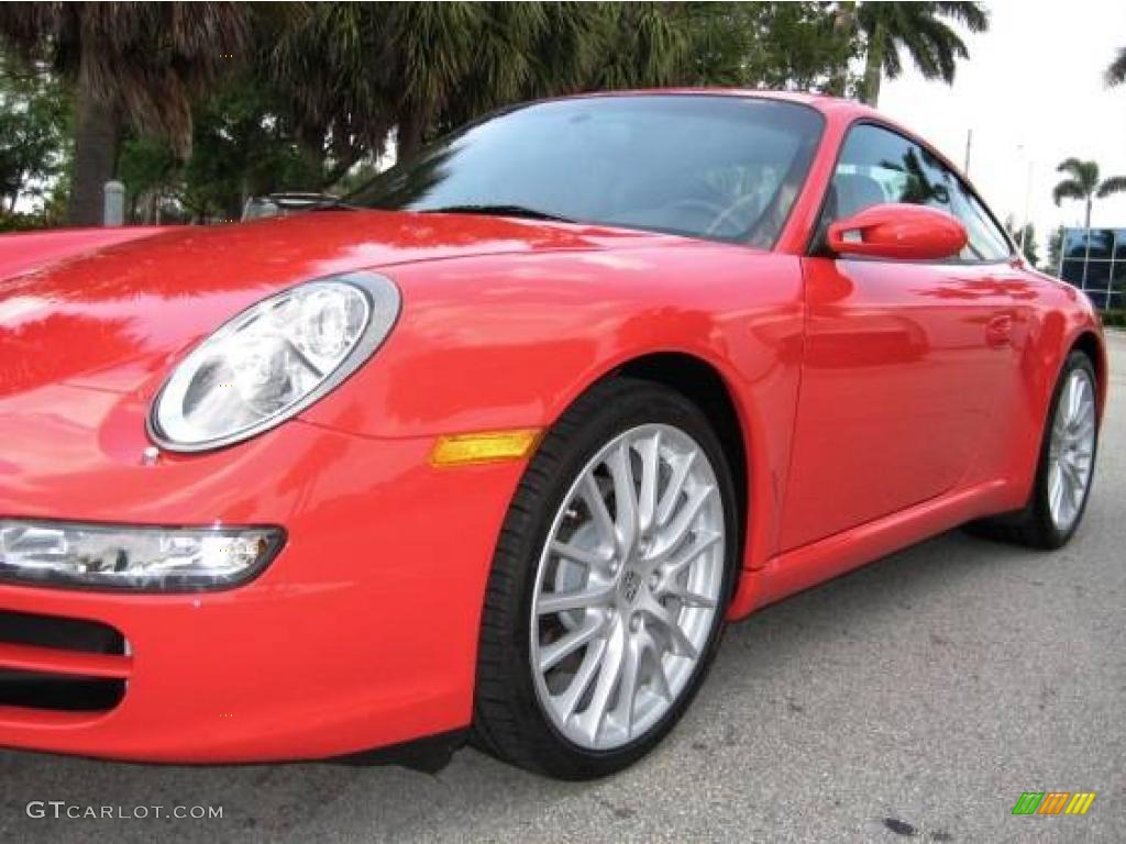 2007 911 Carrera Coupe - Guards Red / Black photo #4