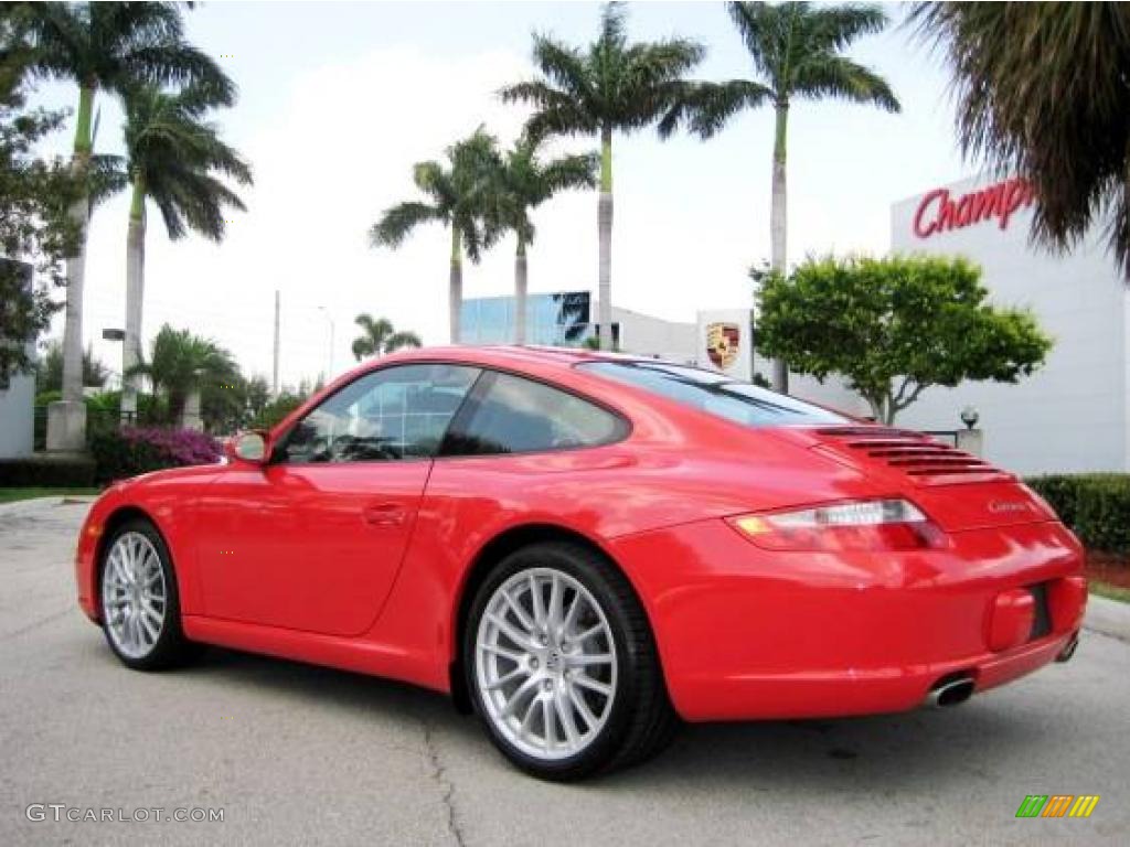 2007 911 Carrera Coupe - Guards Red / Black photo #11