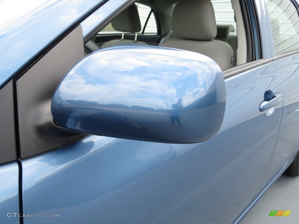 2012 Corolla  - Tropical Sea Metallic / Ash photo #11