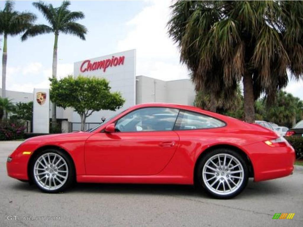 2007 911 Carrera Coupe - Guards Red / Black photo #18