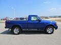 Sonic Blue Metallic 2004 Ford Ranger Edge Regular Cab 4x4 Exterior