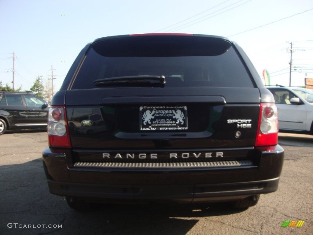 2009 Range Rover Sport HSE - Santorini Black / Almond/Nutmeg photo #5