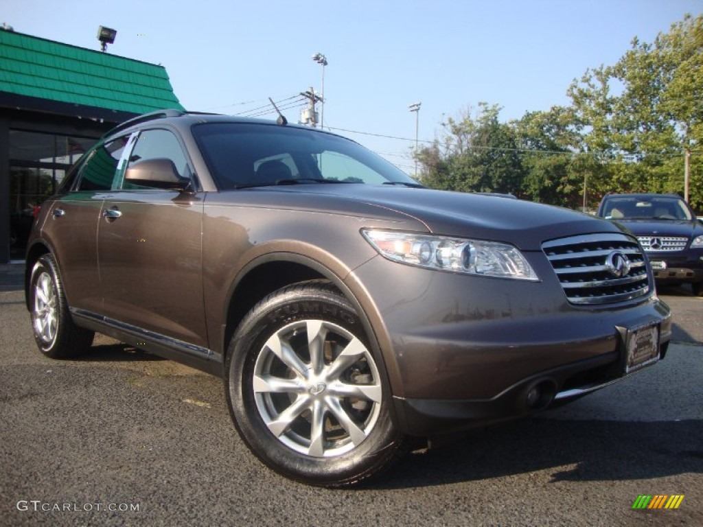 2007 FX 35 AWD - Autumn Copper Metallic / Graphite photo #2