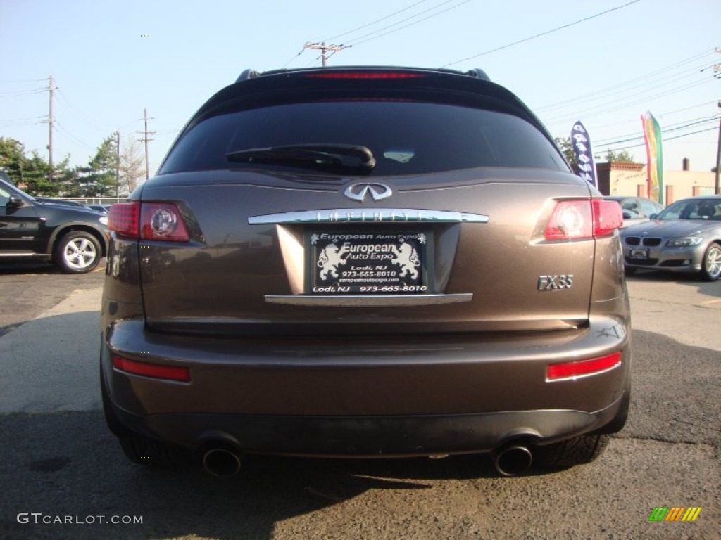2007 FX 35 AWD - Autumn Copper Metallic / Graphite photo #5