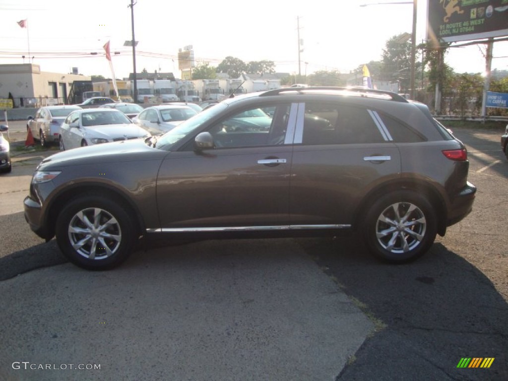 2007 FX 35 AWD - Autumn Copper Metallic / Graphite photo #8