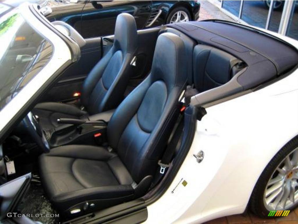Sea Blue Interior 2006 Porsche 911 Carrera Cabriolet Photo #7025550