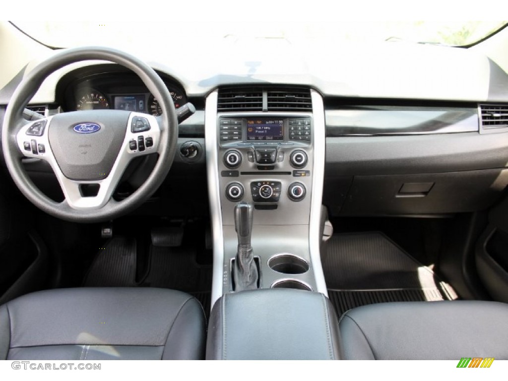 2011 Ford Edge SE Charcoal Black Dashboard Photo #70257271