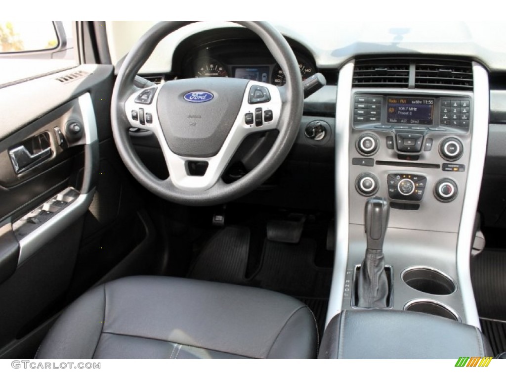 2011 Ford Edge SE Charcoal Black Dashboard Photo #70257289