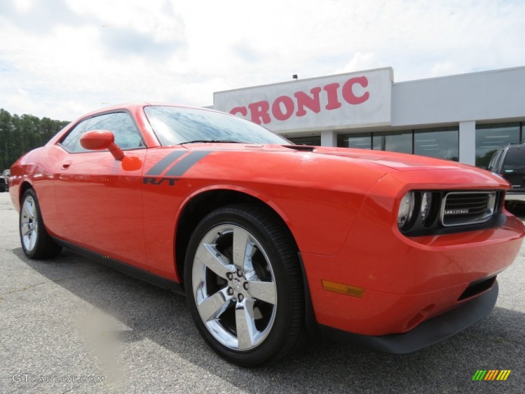 2009 Challenger R/T - HEMI Orange / Dark Slate Gray photo #1