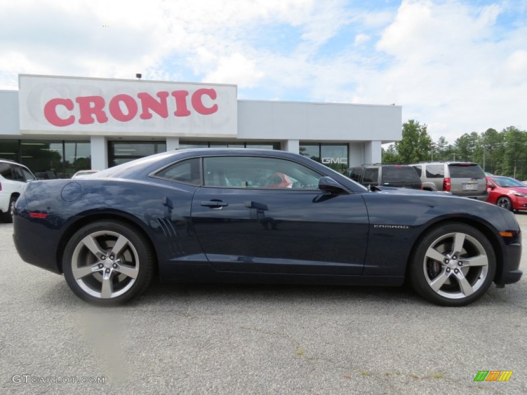 2010 Camaro SS/RS Coupe - Imperial Blue Metallic / Gray photo #8
