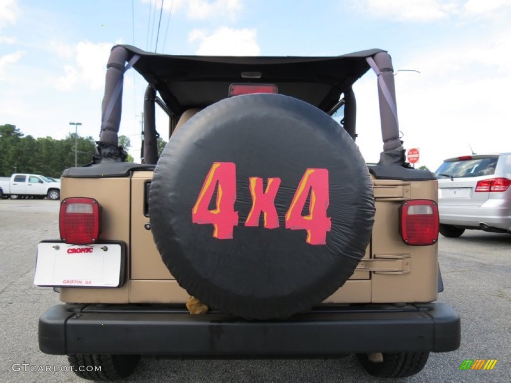 2000 Wrangler Sport 4x4 - Desert Sand Pearl / Camel photo #6