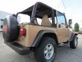 Desert Sand Pearl 2000 Jeep Wrangler Sport 4x4 Exterior