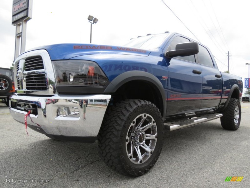 2011 Ram 2500 HD Power Wagon Crew Cab 4x4 - Deep Water Blue Pearl / Dark Slate/Medium Graystone photo #3