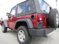 2012 Deep Cherry Red Crystal Pearl Jeep Wrangler Sport 4x4  photo #5