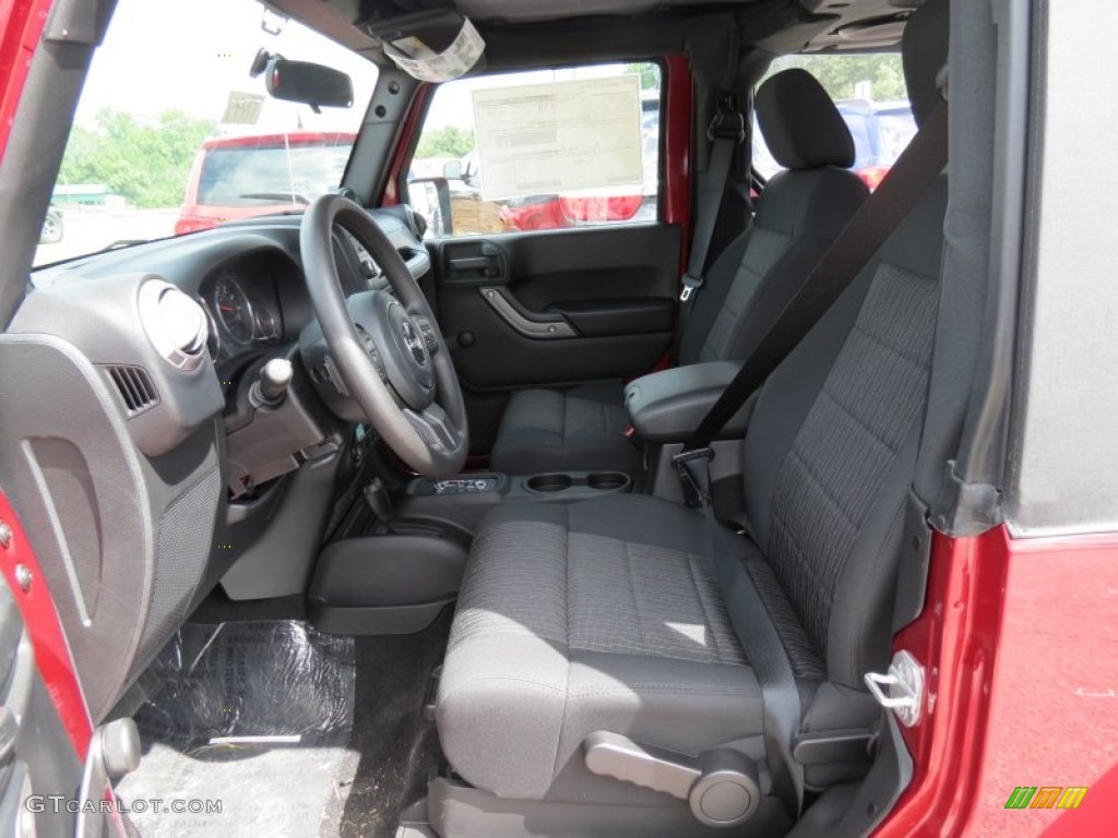 2012 Wrangler Sport 4x4 - Deep Cherry Red Crystal Pearl / Black photo #12